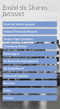 Mobile Screenshot of desevrenjacquet.com